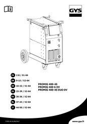 Gys PROMIG 400 G DV Manual Del Usuario