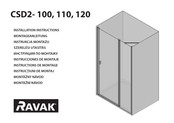 RAVAK CSD2-120 Instrucciones De Montaje