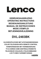 Lenco DVL-2483BK Manual De Instrucciones