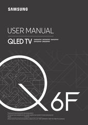 Samsung QN82Q6FNAF Manual Del Usuario