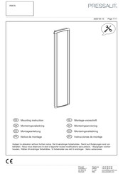 Pressalit R9876 Manual Original