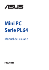 Asus PL64 Serie Manual Del Usuario