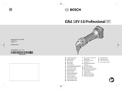 Bosch Professional GNA 18V-16 E Manual Original