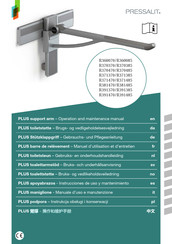 Pressalit R371485 Instrucciones De Uso Y Mantenimiento