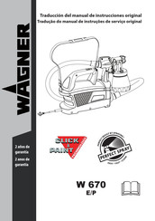 WAGNER W 670 Traduccion Del Manual De Instrucciones Originale