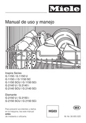 Miele Inspira Serie Manual De Uso Y Manejo