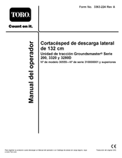 Toro Groundsmaster 3380D Serie Manual Del Operador