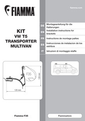Fiamma KIT BRANDRUP VW T5 Instrucciones De Instalación