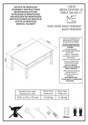 ME MARCKERIC I-5674 Instrucciones De Montaje