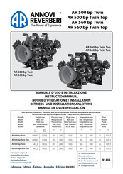 Annovi Reverberi AR 500 bp Twin Manual De Uso E Instalación