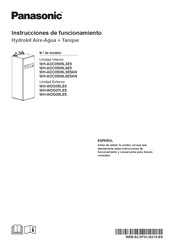 Panasonic WH-ADC0509L6E5 Instrucciones De Funcionamiento