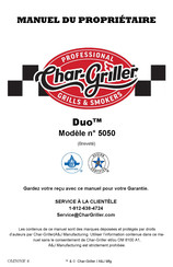 Char-Griller Duo 5050 Manuel Du Propriétaire