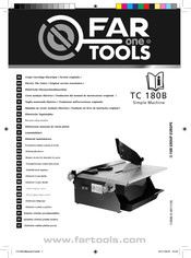 Far Tools ONE TC 180B Traduccion Del Manual De Instrucciones Originale