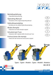 Von Arx VA 30 S Instrucciones De Manejo