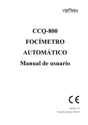 Yeasn CCQ-800 Manual De Usuario