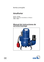 KBS AmaPorter DN 65 Manual De Instrucciones De Servicio/Montaje