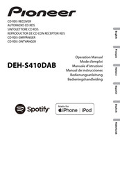 Pioneer DEH-S410DAB Manual De Instrucciones