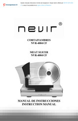 Nevir NVR-4004 CF Manual De Instrucciones