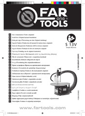 Far Tools S 13V Traducción Del Manual De Instrucción Original