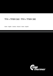 THERMEx TFMH 360 Manual Del Usuario