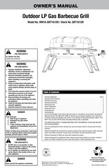 Backyard Grill WM16-GBT1612W Manual Del Usuario