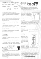 teora TEV 375 Guia De Inicio Rapido