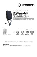 electrocontrol JMA T1 F2 Manual De Usuario E Instalacion