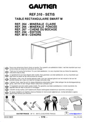 Gautier 267 Instrucciones De Montaje