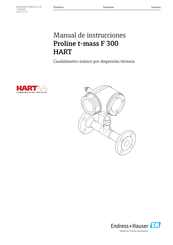 Endress+Hauser Proline t-mass F 300 HART Manual De Instrucciones