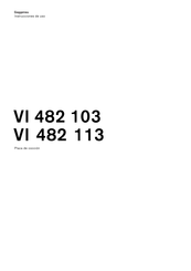 Gaggenau VI 482 103 Instrucciones De Uso