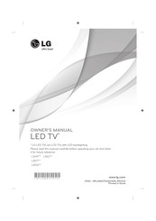 LG 50LB588V-ZW Manual De Usuario