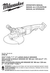 Milwaukee 2785-20 Manual Del Operador