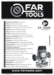 Far Tools ER 1200B Traduccion Del Manual De Instrucciones Originale