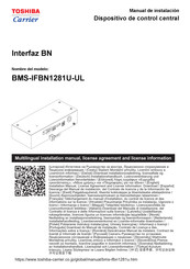 Toshiba Carrier BMS-IFBN1281U-UL Manual De Instalación