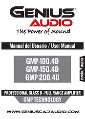 Genius Audio GMP-200.4D Manual Del Usuario