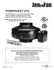 S&P JencoFan PV-100X Instrucciones De Montaje