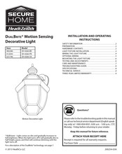 Heath Zenith 482286 Instrucciones Para Su Instalación Y Funcionamiento