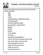 Mopar K6858825 Manual Del Usuario