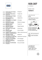 Cruz Optiplus Instrucción De Montaje