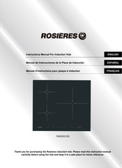 ROSIERES RI633DC/G3 Manual De Instrucciones