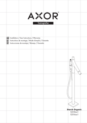 Hansgrohe AXOR Starck Organic 12018 1 Serie Instrucciones De Montaje / Manejo / Garantía
