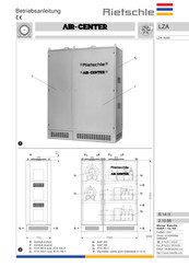 Rietschle AIR-CENTER LZA 2200 05 Instrucciones De Uso