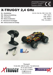 ThomaxX X-TRUGGY Tiger XT757 Instrucciones De Montaje