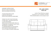 SIMON LI FURNITURE 1570070 M355-328 Instrucciones De Montaje