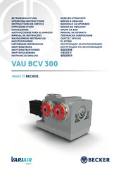 Becker VAU BCV 300 Instrucciones Para El Manejo