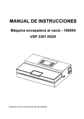 Royal Food VSP 3301 INOX Manual De Instrucciones