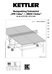 Kettler SMASH 5 Outdoor Instrucciones De Montaje