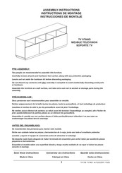 Hudson & Canal TV1800 Instrucciones De Montaje