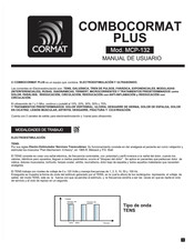 Cormat MCP-132 Manual Del Usuario