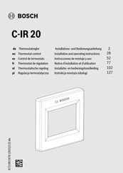 Bosch C-IR 20 Instrucciones De Montaje Y Uso